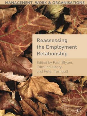 cover image of Reassessing the Employment Relationship